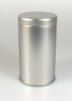 Round Tin w/metal plug lid (60 pcs) RD75/130M (T)